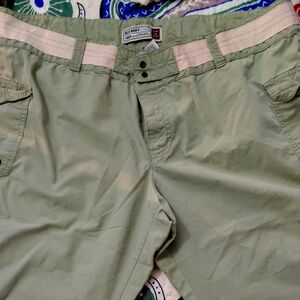Old Navy Womens Olive Cargo Shorts